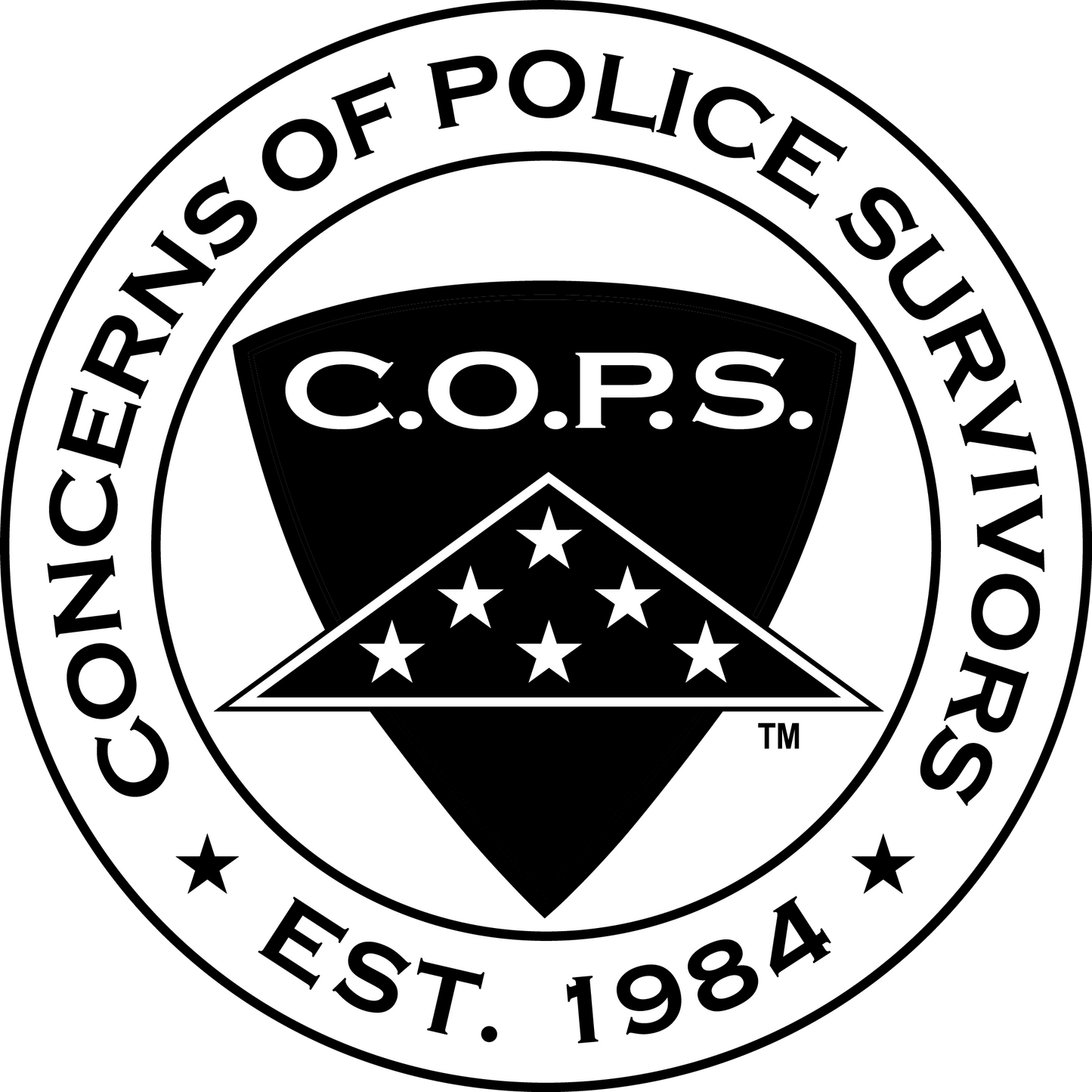 Police Thin Blue Line American Flag Cross Necklace